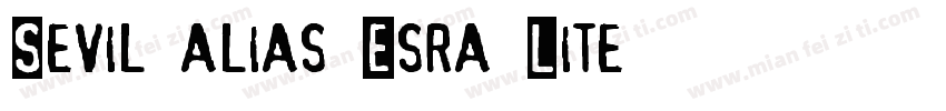 Sevil alias Esra Lite字体转换